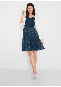 bonprix - Spódniczka z dżerseju (2 szt.). Kolor: niebieski. Materiał: jersey #2