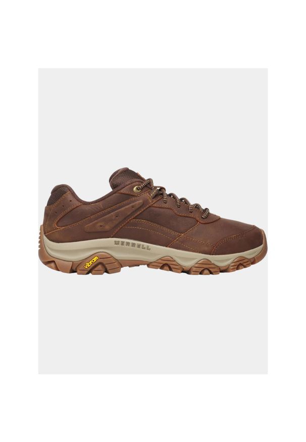 Buty turystyczne męskie Merrell Moab Adventure 3. Okazja: na co dzień. Kolor: brązowy. Materiał: skóra. Sport: turystyka piesza