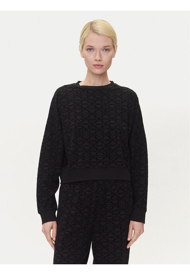 Hugo - HUGO Bluza 50545210 Czarny Regular Fit. Kolor: czarny. Materiał: bawełna