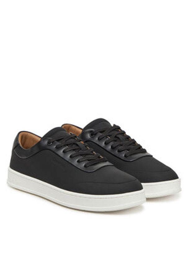 Calvin Klein Sneakersy Low Top Lace Up Oxford Rubb Lth HM0HM01708 Czarny. Kolor: czarny. Materiał: skóra, nubuk