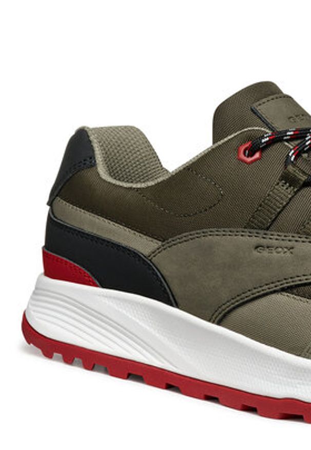 Geox Sneakersy U Terrestre U55EYA 011EK CA3F3 Khaki. Kolor: brązowy. Materiał: materiał