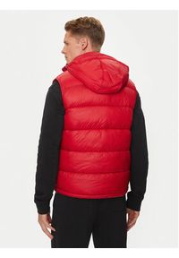 Karl Lagerfeld - KARL LAGERFELD Kamizelka Vest 505091 543590 Czerwony Regular Fit. Typ kołnierza: dekolt w karo. Kolor: czerwony. Materiał: syntetyk #6