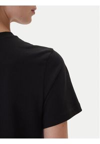 Karl Lagerfeld - KARL LAGERFELD T-Shirt A4W17052 Czarny Regular Fit. Typ kołnierza: dekolt w karo. Kolor: czarny. Materiał: bawełna #2