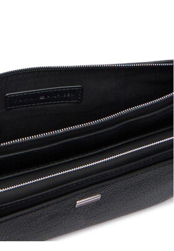 TOMMY HILFIGER - Tommy Hilfiger Nerka Th Central Bumbag AM0AM14437 Czarny. Kolor: czarny. Materiał: skóra
