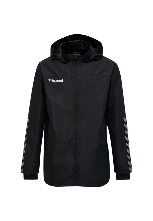 Kurtka do piłki nożnej dla dzieci Hummel Authenctic All-Weather. Kolor: czarny, wielokolorowy, biały. Sport: fitness, piłka ręczna