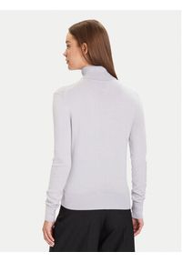 Calvin Klein Golf LV044D371G Fioletowy Regular Fit. Typ kołnierza: golf. Kolor: fioletowy. Materiał: syntetyk #2