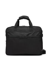 TOMMY HILFIGER - Tommy Hilfiger Torba na laptopa Th Repreve Computer Bag AM0AM13466 Czarny. Kolor: czarny. Materiał: materiał