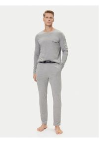 Jack & Jones Piżama Everest 12273632 Szary Standard Fit. Kolor: szary. Materiał: bawełna #1