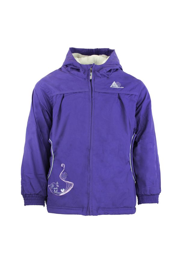 PEAK MOUNTAIN - Dziewczęca kurtka narciarska Peak Mountain Fullily. Kolor: fioletowy. Materiał: polar, puch. Sport: narciarstwo