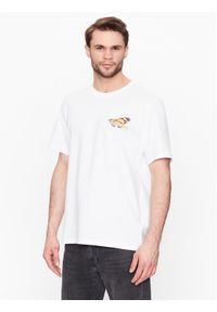 Converse T-Shirt City Butterfly 10024616-A03 Biały Standard Fit. Kolor: biały. Materiał: bawełna