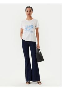 Morgan T-Shirt 251-DVIBES Biały Regular Fit. Kolor: biały. Materiał: bawełna #5