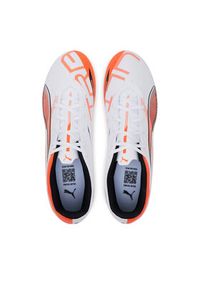 Puma Buty do piłki nożnej Ultra 5 Play Fg/Ag 108169 01 Biały. Kolor: biały. Materiał: skóra