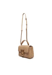 Pinko - PINKO Torebka Love Lady Puff Mini Cl AI PE 25 PLTT 100044 A0GK Beżowy. Kolor: beżowy. Materiał: skórzane