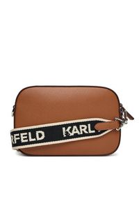 Karl Lagerfeld - KARL LAGERFELD Torebka A3W30317 Brązowy. Kolor: brązowy. Materiał: skórzane #4