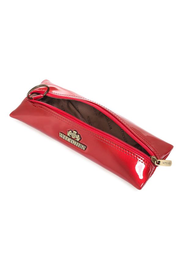 Wittchen - Etui na klucze. Kolor: czerwony. Materiał: skóra, lakier