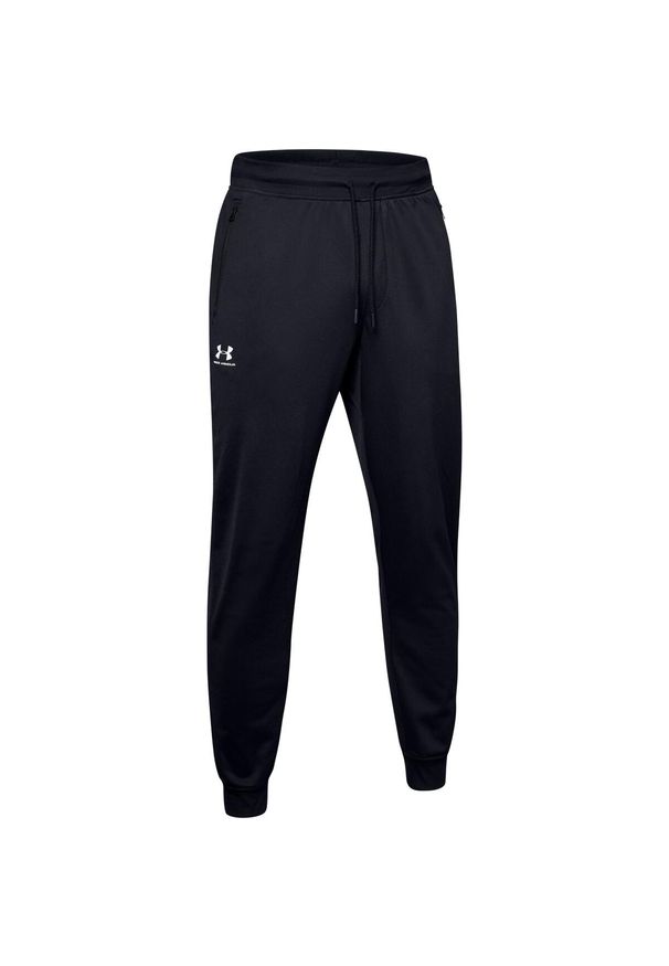 Spodnie sportowe męskie Under Armour Spodnie Męskie Sportstyle Jogger. Kolor: czarny. Materiał: poliester, materiał. Sport: piłka nożna