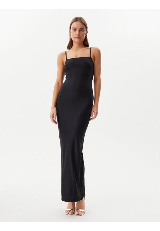 Guess Sukienka codzienna O5GK00 KCDE0 Czarny Bodycon Fit. Okazja: na co dzień. Kolor: czarny. Materiał: syntetyk. Typ sukienki: proste, bodycon. Styl: casual