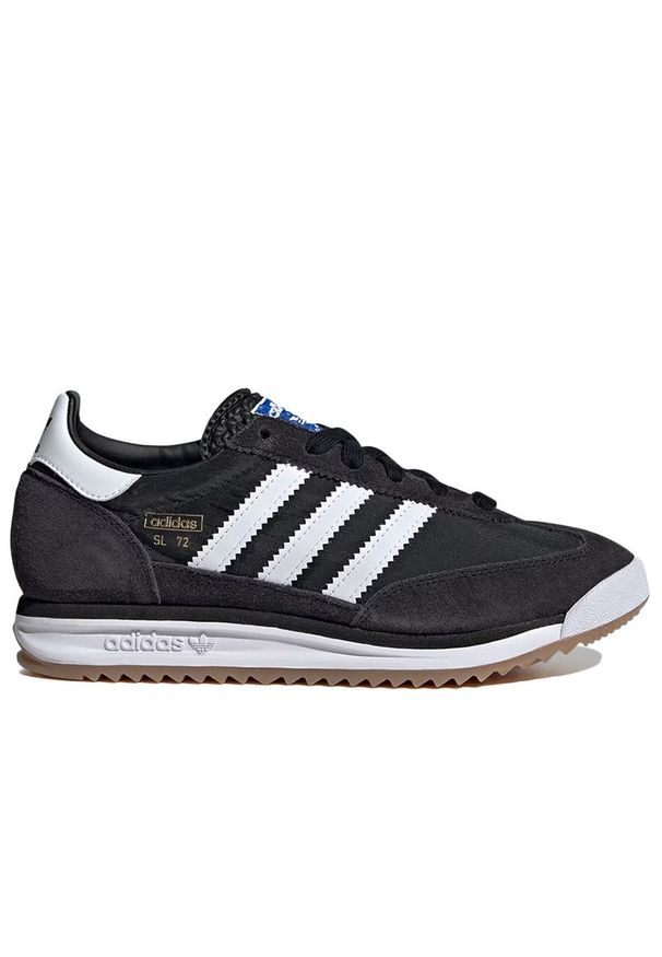 Adidas - Buty damskie adidas Originals SL RS 72 IH8078 - czarne. Okazja: na uczelnię. Zapięcie: pasek. Kolor: czarny. Materiał: zamsz, guma, nylon. Szerokość cholewki: normalna. Wzór: paski, aplikacja. Sezon: lato