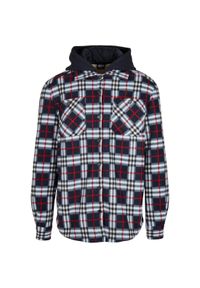 Veste polaire ave capuche Urban Classics. Typ kołnierza: kaptur. Kolor: czerwony, niebieski, wielokolorowy. Materiał: polar #1