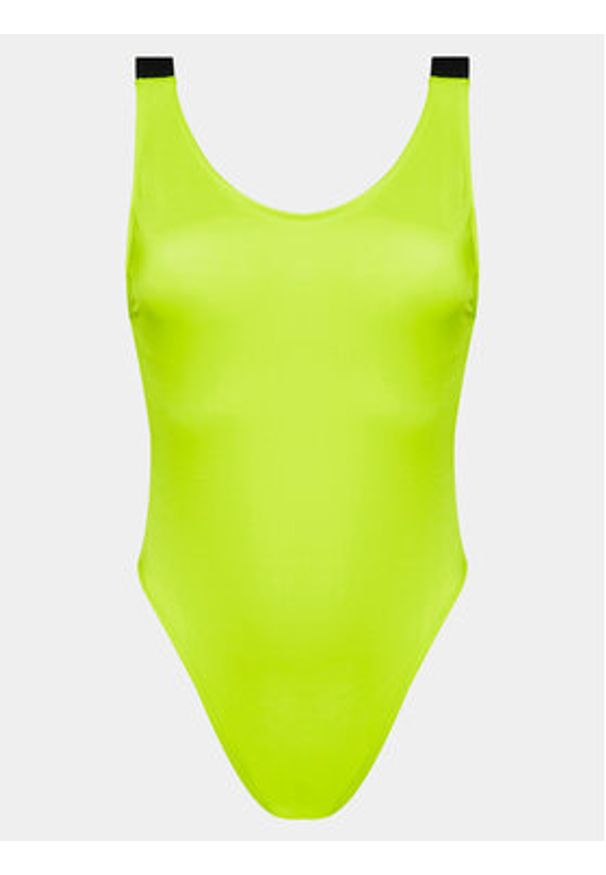 Calvin Klein Swimwear Strój kąpielowy KW0KW02576 Zielony. Kolor: zielony. Materiał: syntetyk