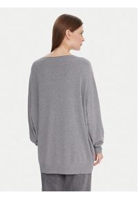 Kontatto Sweter 3M0815C Szary Relaxed Fit. Kolor: szary. Materiał: syntetyk #4