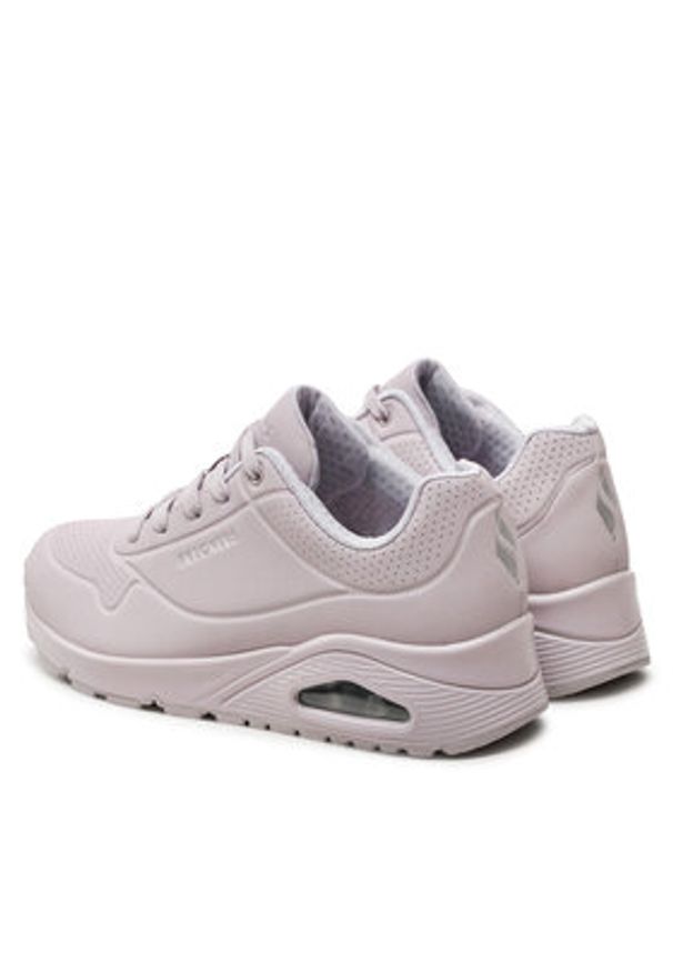 skechers - Skechers Sneakersy Uno Stand On Air 73690/LAV Fioletowy. Kolor: fioletowy. Materiał: skóra