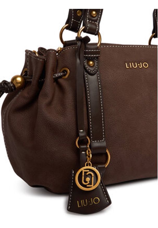 Liu Jo Torebka AA6081 E1116 Brązowy. Kolor: brązowy. Materiał: skórzane
