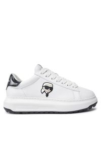 Karl Lagerfeld - KARL LAGERFELD Sneakersy KL57530 Biały. Kolor: biały. Materiał: skóra