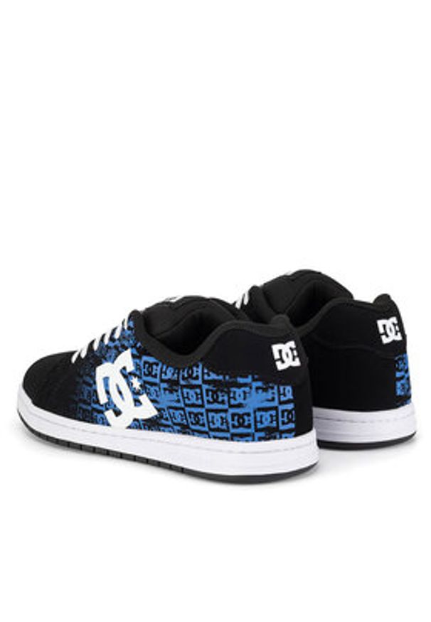 DC Sneakersy GAVELER ADYS100536-KYP Czarny. Kolor: czarny. Materiał: skóra