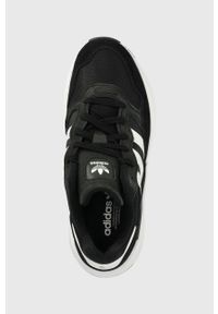 adidas Originals sneakersy RETROPY kolor czarny GY6822-BLK/WHT. Nosek buta: okrągły. Zapięcie: sznurówki. Kolor: czarny. Materiał: materiał, guma #4