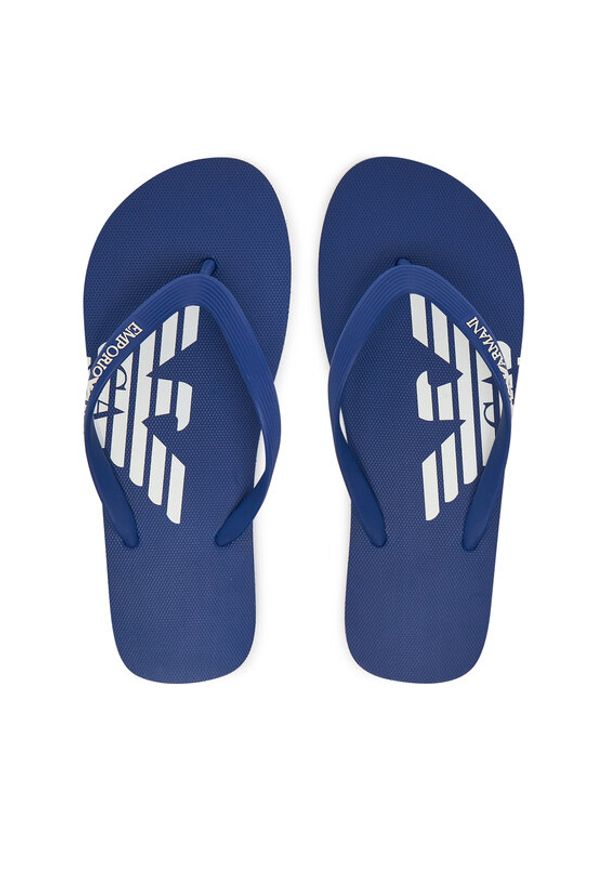 Emporio Armani Japonki XVQS08 XN746 U540 Niebieski. Kolor: niebieski. Materiał: syntetyk