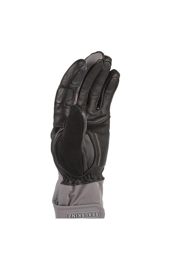 SEALSKINZ - Długie wodoodporne rękawice Sealskinz Fring Fusion Control. Kolor: szary. Sport: kolarstwo