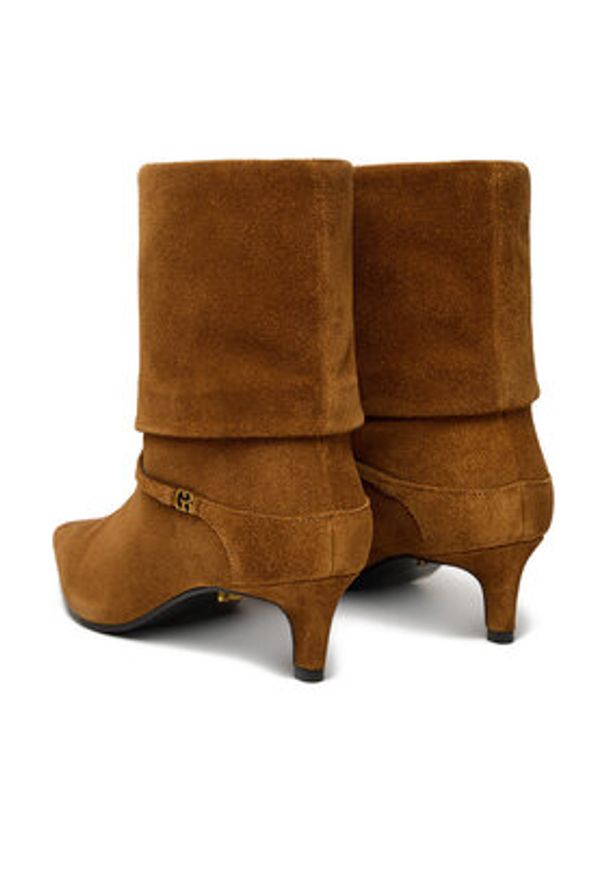 Gino Rossi Botki EO-DIUNA-120056 Brązowy. Kolor: brązowy. Materiał: skóra, zamsz