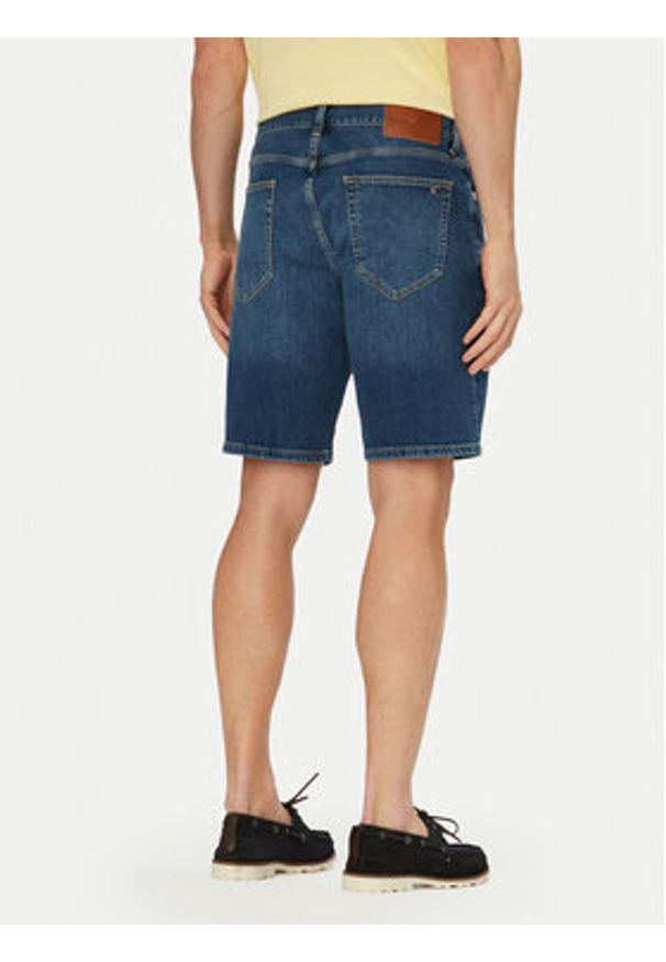 TOMMY HILFIGER - Tommy Hilfiger Szorty jeansowe Denton MW0MW42558 Granatowy Straight Leg. Kolor: niebieski. Materiał: bawełna