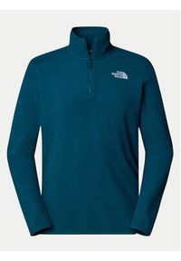 The North Face Polar Glacier NF0A855W Granatowy Regular Fit. Kolor: niebieski. Materiał: syntetyk