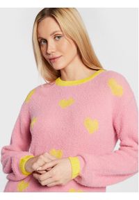 Fracomina Sweter FR22WT7035K468F8 Różowy Regular Fit. Kolor: różowy. Materiał: syntetyk #4