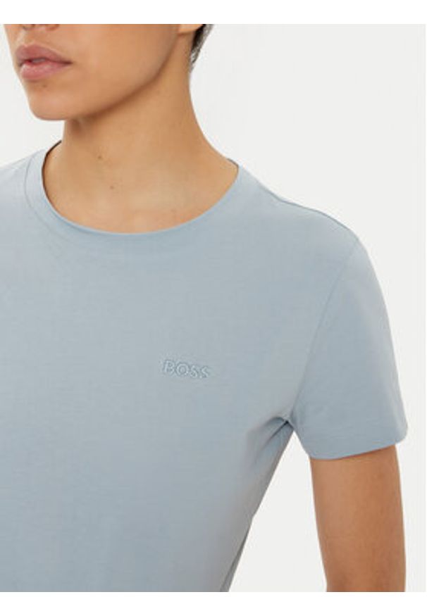 BOSS T-Shirt C_Esogo_1 50506973 Niebieski Slim Fit. Kolor: niebieski. Materiał: bawełna