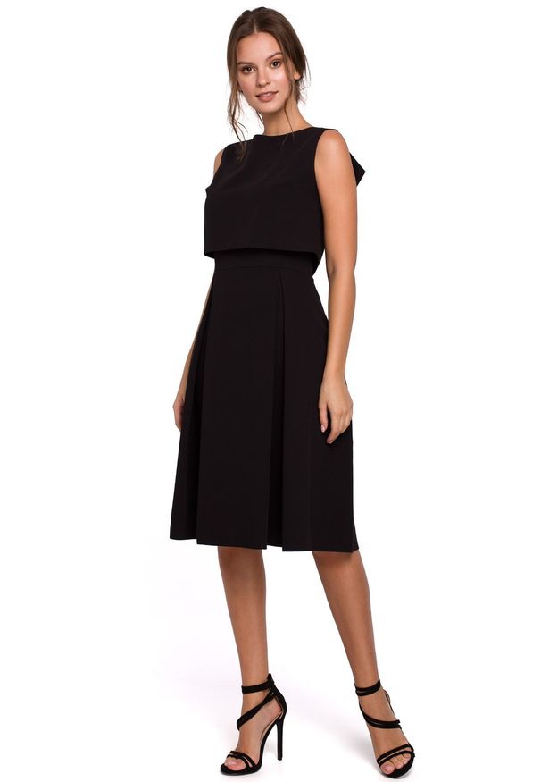 Sukienka na imprezę elegancka, midi