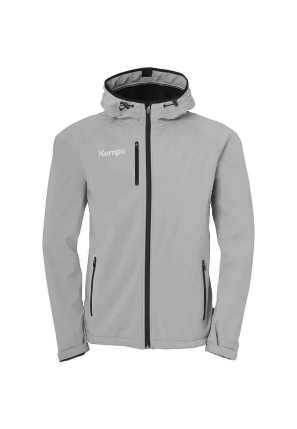 KEMPA - Kurtka softshell Kempa. Kolor: czarny, szary, wielokolorowy. Materiał: softshell. Sport: piłka ręczna