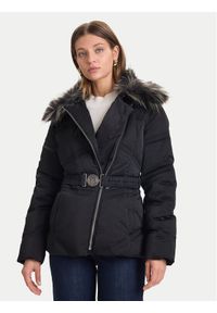 Guess Kurtka zimowa W5BL32 WG092 Czarny Regular Fit. Kolor: czarny. Materiał: bawełna. Sezon: zima