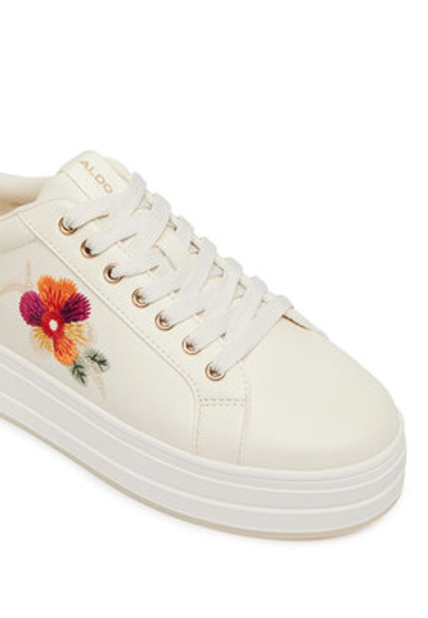 Aldo Sneakersy Glenoran 14296209 Biały. Kolor: biały. Materiał: skóra