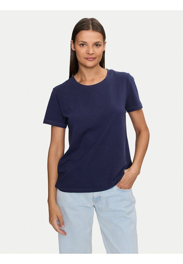 GAP - Gap T-Shirt 795346-03 Granatowy Regular Fit. Kolor: niebieski. Materiał: bawełna