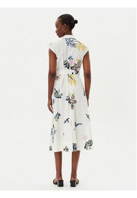 Marella Sukienka koszulowa Pier 2513221372200 Biały Regular Fit. Kolor: biały. Materiał: bawełna. Typ sukienki: koszulowe #3
