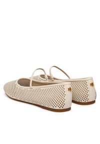 Lauren Ralph Lauren - LAUREN RALPH LAUREN Baleriny Jayna 802P04176004 Biały. Kolor: biały. Materiał: skóra #3