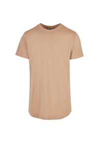 Urban Classics - Męska Długa Koszulka W Kształcie Litery T. Kolor: beżowy. Długość: długie. Sport: turystyka piesza #1