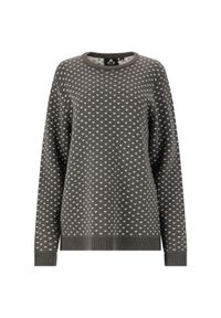 Sweter damski Whistler Borge. Kolor: fioletowy, szary, wielokolorowy. Sport: turystyka piesza