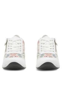 Rieker Sneakersy N1112-90 Biały. Kolor: biały. Materiał: skóra #8