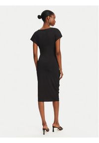 Patrizia Pepe Sukienka codzienna 2A2871/J294-K103 Czarny Regular Fit. Okazja: na co dzień. Kolor: czarny. Materiał: syntetyk. Typ sukienki: proste. Styl: casual #4
