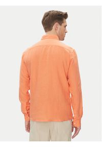 BOSS Koszula H-Roan-Bd-E-C1-243 50520283 Pomarańczowy Slim Fit. Kolor: pomarańczowy. Materiał: len #2