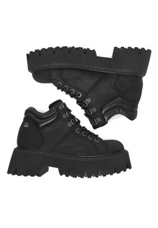 G-Star RAW - G-Star Raw Trapery CEO-WI34-MANYA-06 Czarny. Kolor: czarny. Materiał: skóra, nubuk